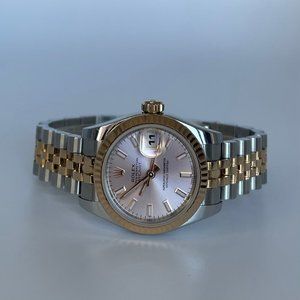 Rolex Lady Datejust Two-Tone 18K Rose Gold & Stainless-Steel Jubilee Band 179171